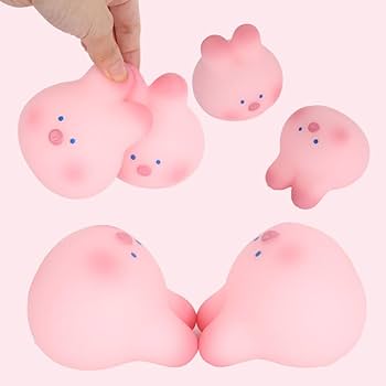 Amazon.co.jp: Shnmersy 桜豚うさぎ スクイーズ 解消おもちゃ 减